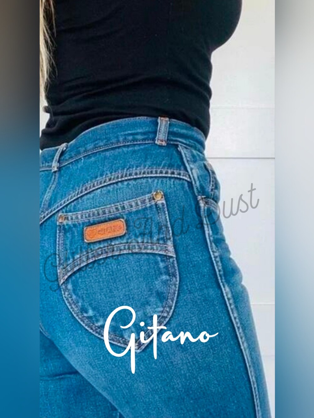 Gitano Vintage 1980s Lifting Classic Shaping Jeans 70s Denim